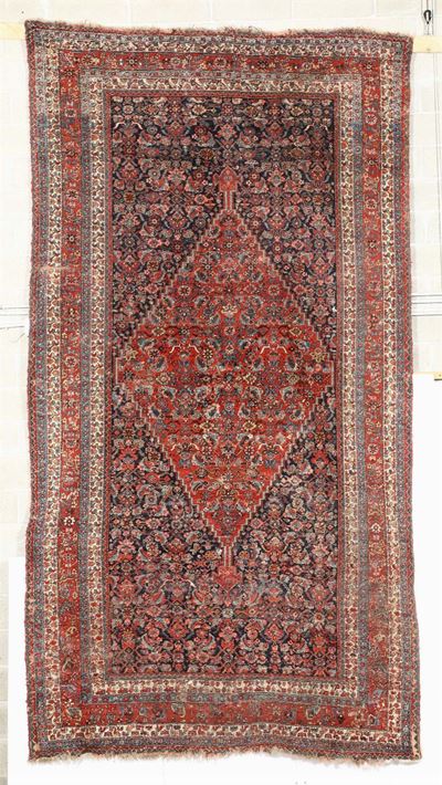 Tappeto Persiano Bidjar Fine XIX Secolo