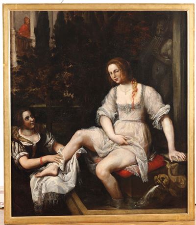 Domenico Fiasella (sarzana 1589-1669)davide e Betsabea