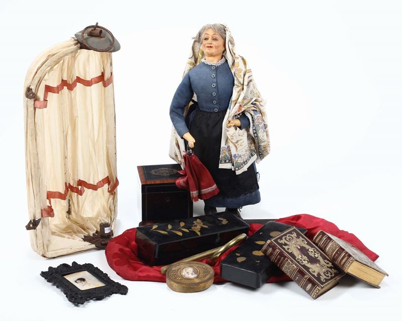 Lotto misto di vari oggetti, libri, scatolette, cornicetta e altro.  - Asta Antiquariato - Cambi Casa d'Aste