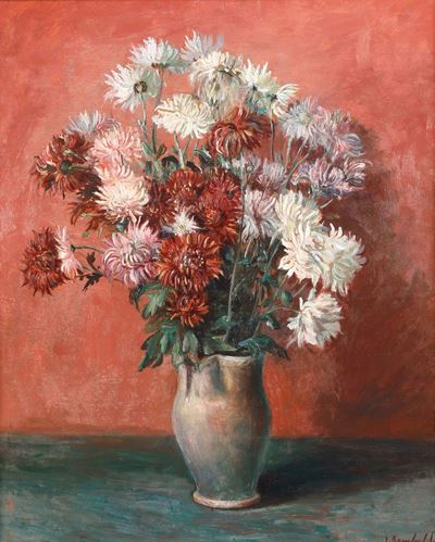 Emanuele Rambaldi (pieve di Teco 1903 - Savona 1968)coppia di Nature Morte