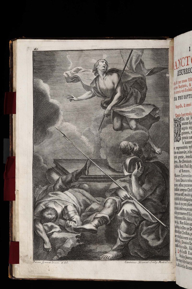 Messale Rito Ambrosiano sec.XVIII:missale Ambrosianum Novissime Joseph Cardinalis Puteobonelli Ar...