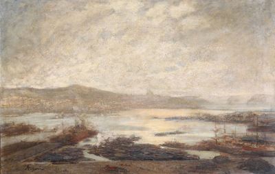 Andrea Figari (sassari 1858 - Genova 1945)marina