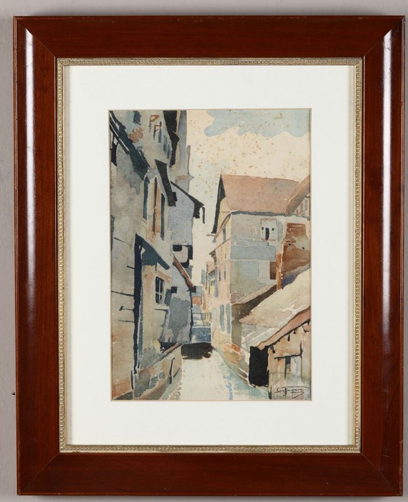 Aurelio Craffonara (1875-1945) Veduta di Venezia  - Asta Asta a Tempo antiquariato - II - Cambi Casa d'Aste