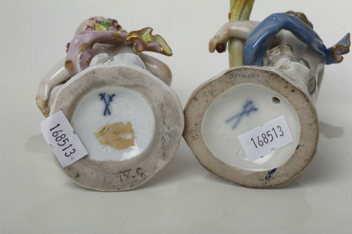 Quattro Figurine Meissen, Prima Metà del XX Secolo