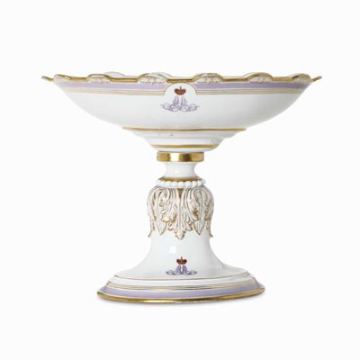 Alzatina con Corona Imperiale Russa Russia, San Pietroburgo, 1881-1894