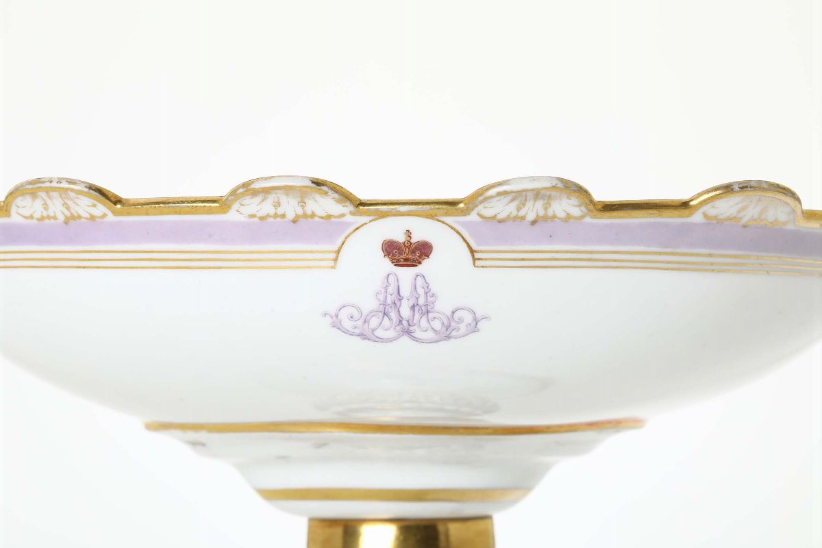 Alzatina con Corona Imperiale Russa Russia, San Pietroburgo, 1881-1894