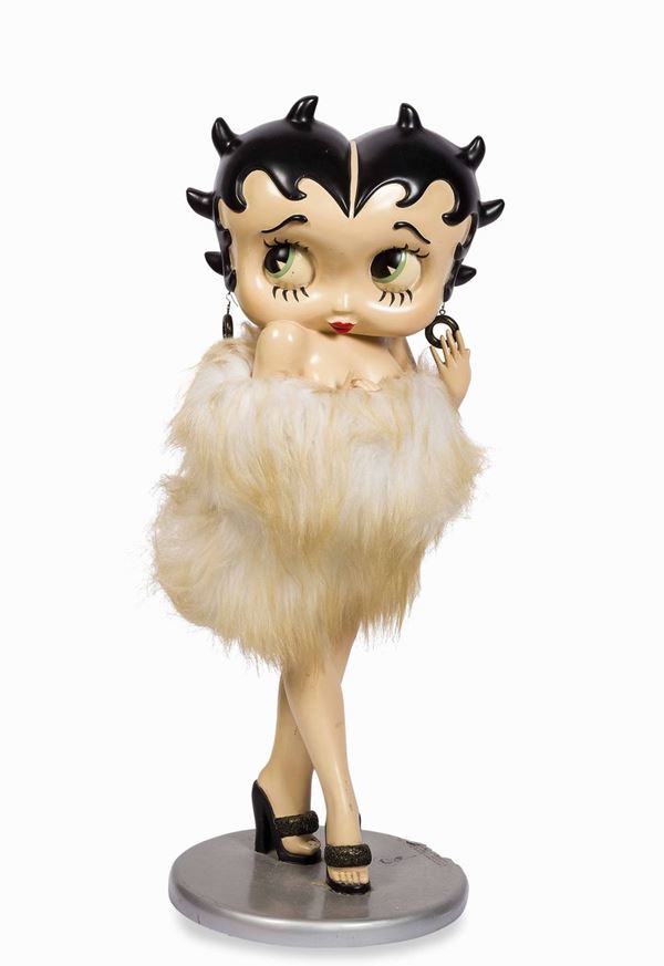 Betty Boop con pelliccia