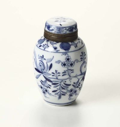 Piccolo Vaso con Coperchio Turingia, Manifattura di Hüttensteinach, 1865-1898
