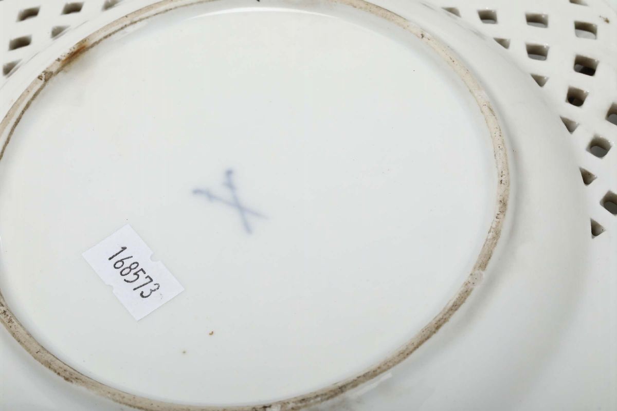 Due Piatti Meissen, Fine XIX - Inizio XX Secolo