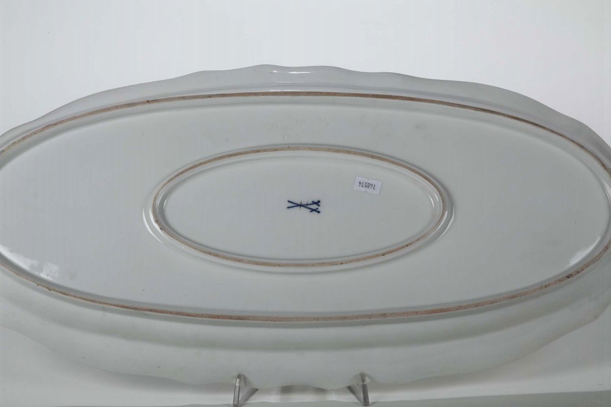 Grande Piatto Ovale Meissen, Seconda Metà del XIX Secolo