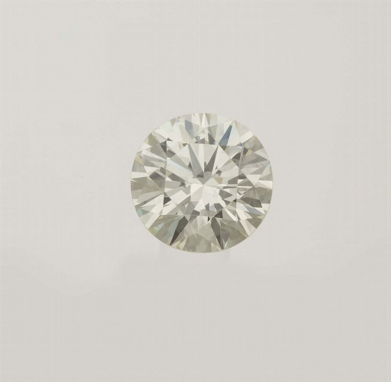 Unmounted brilliant-cut diamond weighing 3.62 carats  - Auction Fine Jewels - Cambi Casa d'Aste