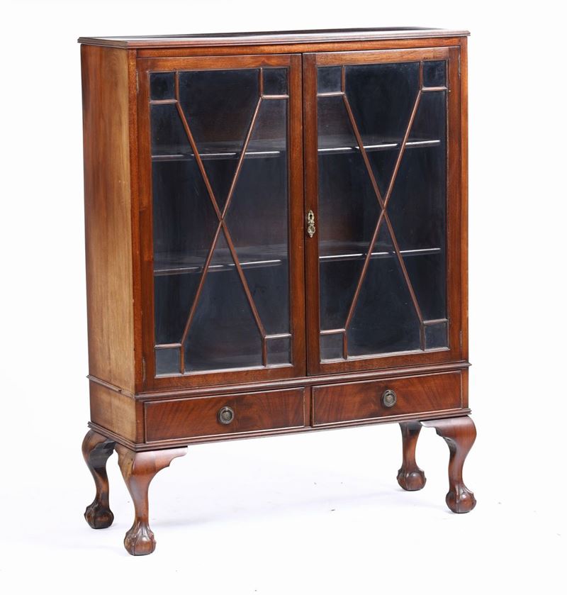 Vetrina a due ante, Inghilterra XIX secolo  - Asta Asta a Tempo antiquariato - II - Cambi Casa d'Aste