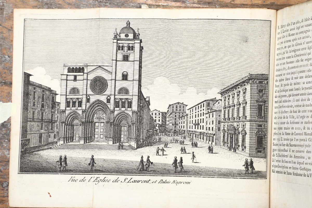 Genova - Guida del Secolo XVIII.description Des Beautes De Genes Et De Ses Environs, Genova, Grav...