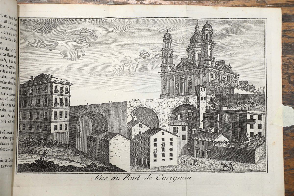 Genova - Guida del Secolo XVIII.description Des Beautes De Genes Et De Ses Environs, Genova, Grav...