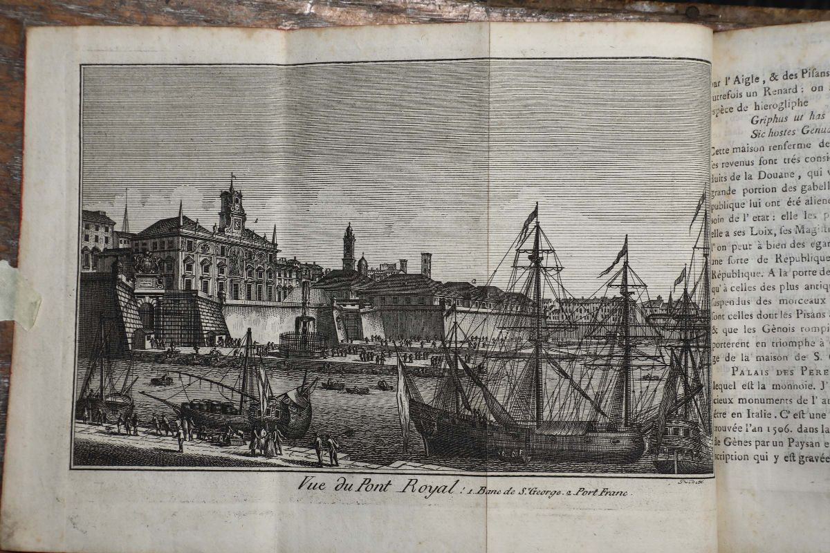 Genova - Guida del Secolo XVIII.description Des Beautes De Genes Et De Ses Environs, Genova, Grav...