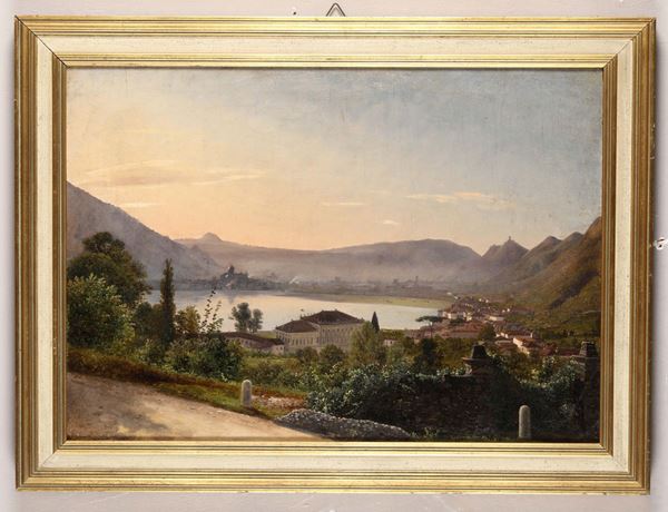 J.V. Tyrnerr Veduta lacustre, 1819