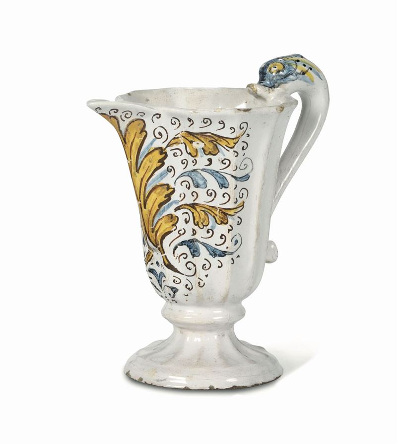 Versatoio Faenza, fine del XVI secolo  - Auction Majolica and Porcelain - Cambi Casa d'Aste