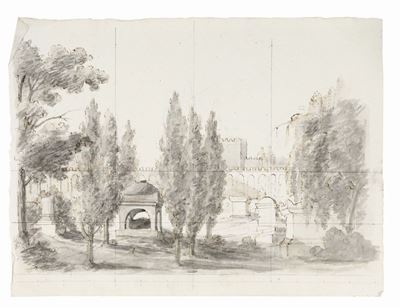 Lotto di Tre Disegni su Carta, XVIII-XIX Secolo