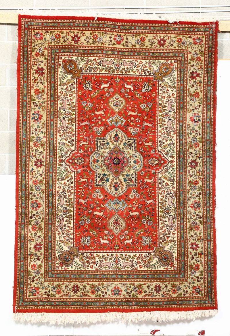  Tappeto persiano Tabriz metà XX secolo  - Auction Fine Art - Cambi Casa d'Aste
