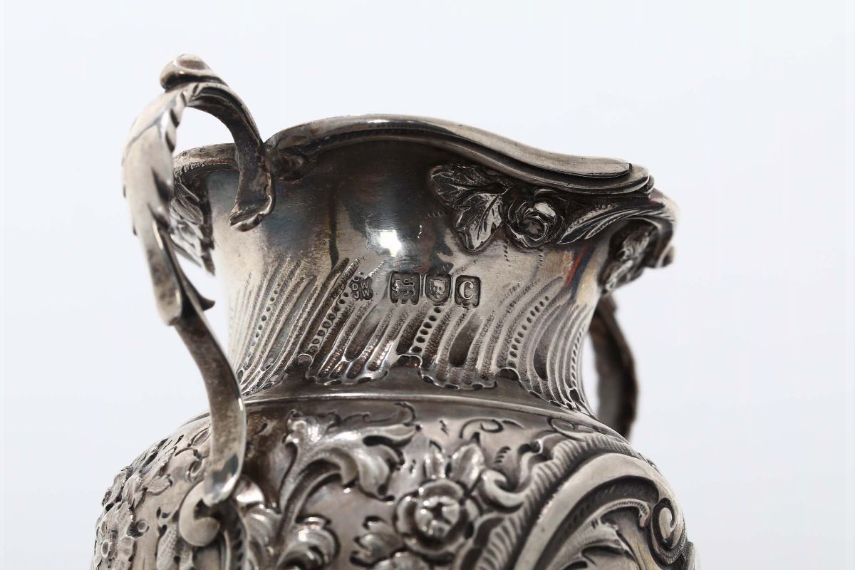 Coppia di Vasetti in Argento, Londra XIX-XX Secolo