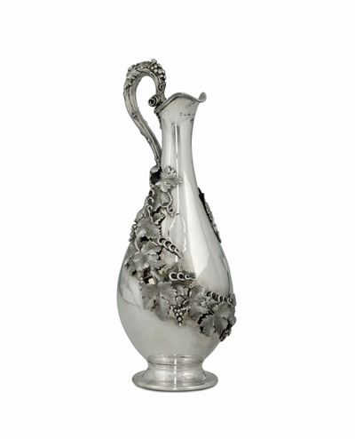 Brocca in Argento Fuso e Cesellato, Città di Sheffield 1888