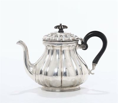 Teiera in Argento, Birmingham, Argentiere Elkington 1903