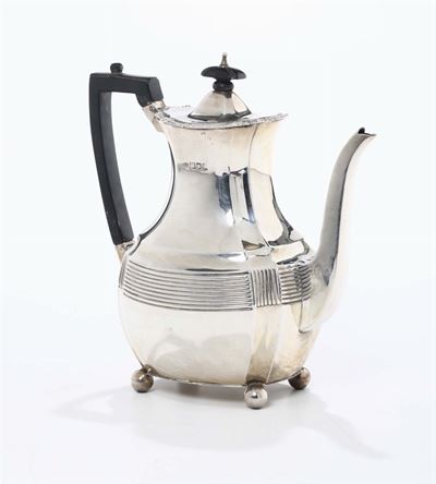 Caffettiera in Argento, Londra 1917