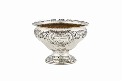 Boule in Argento Fuso, Sbalzato e Cesellato, Città di Sheffield, 1898, Argentiere H.a. Non Identi...