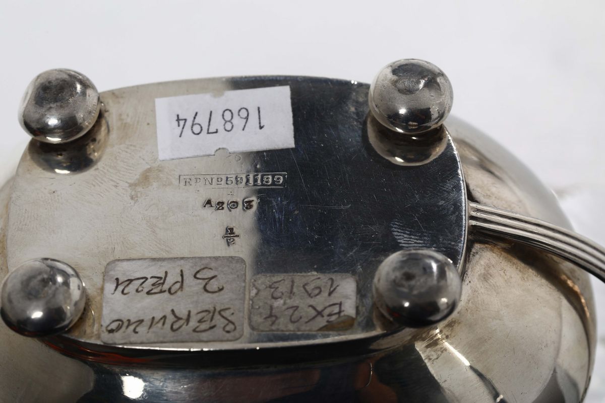 Servizio da Tè Composto da Tre Pezzi in Argento, Città di Sheffield, 1913