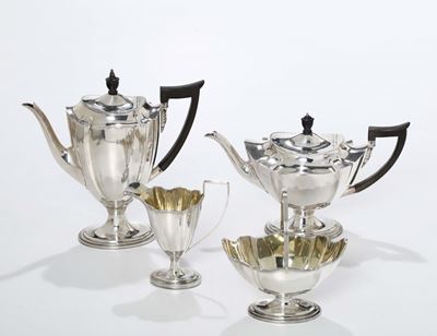 Servizio di Quattro Pezzi in Argento, Londra 1906