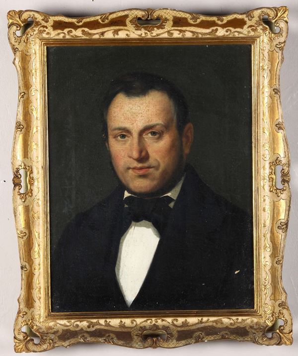 Nicolò Barabino (1832-1891) Ritratto maschile