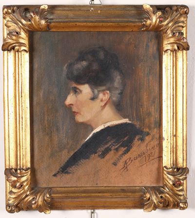 Angelo Barabino (1883-1950)ritratto di Signora, 1921