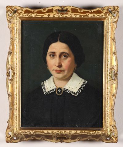 Nicolo Barabino (1832-1891)ritratto Femminile