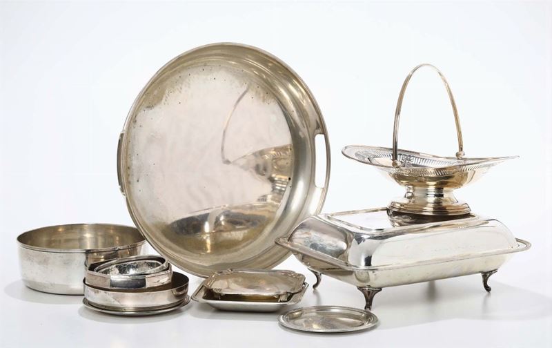 Lotto di oggetti in argento  - Asta Antiquariato - Cambi Casa d'Aste