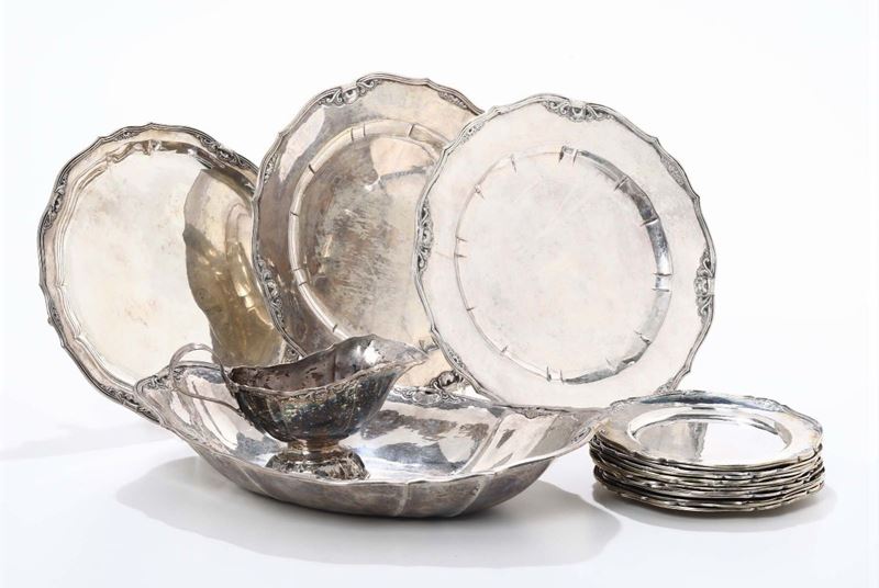 Lotto di oggetti in argento  - Asta Antiquariato - Cambi Casa d'Aste