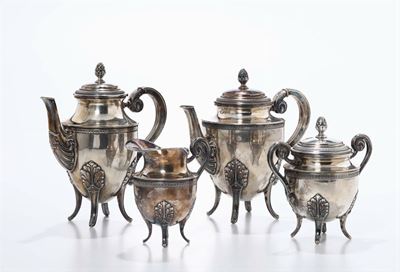 Servizio da Tè e Caffè in Argento