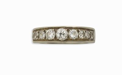 Anello Demi Rivière con Diamanti