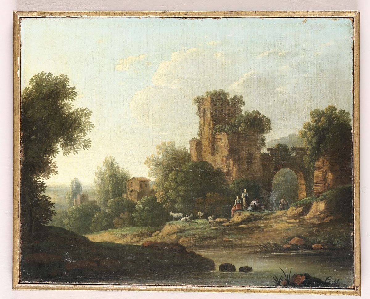 Paolo Anesi (1697-1773)coppia di Paesaggi