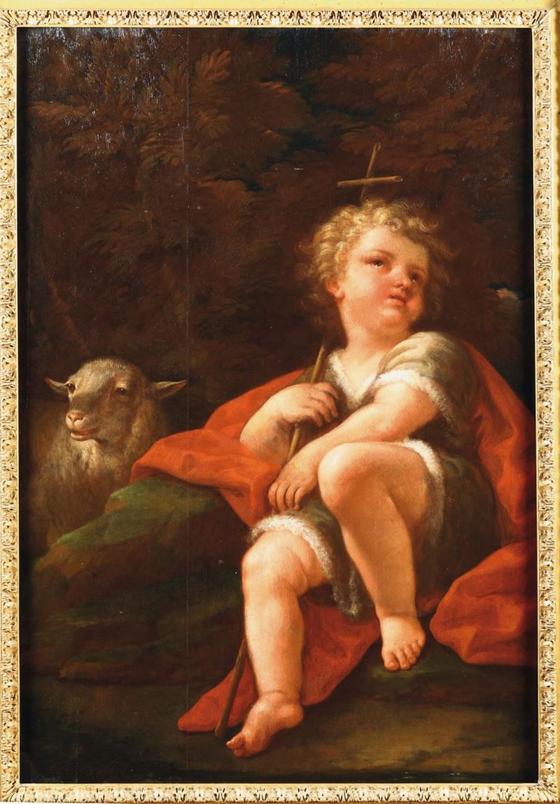 Scuola del XVIII secolo San Giovannino  - Asta Antiquariato - Cambi Casa d'Aste