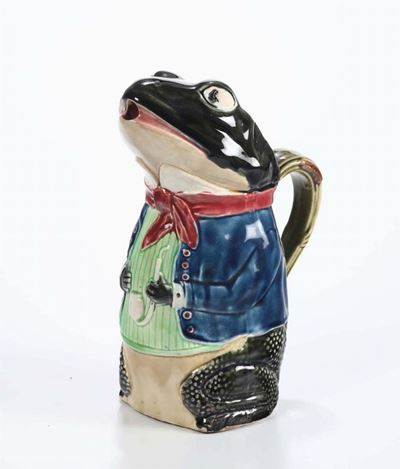 Brocca Ceramica a Guisa di Rana, XX Secolo