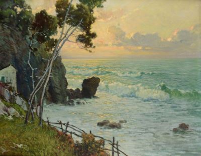 Cesare Bentivoglio (1868-1952)marina