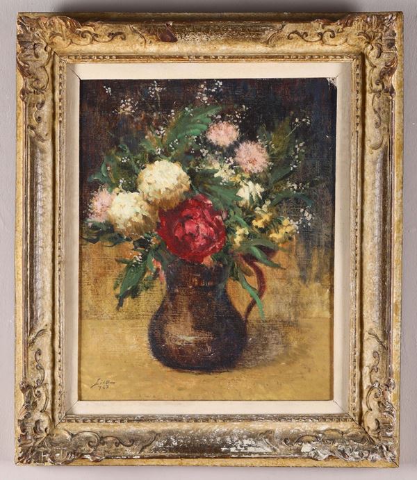 Mario Lisa (1908 - 1992) Vaso di fiori