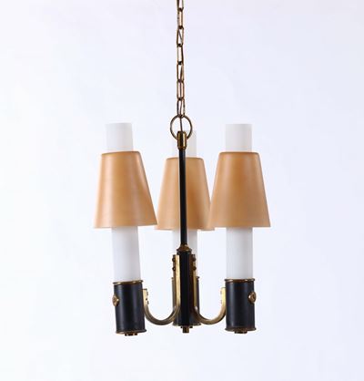 Lampadarietto Tipo Stilnovo a Tre Luci, XX Secolo