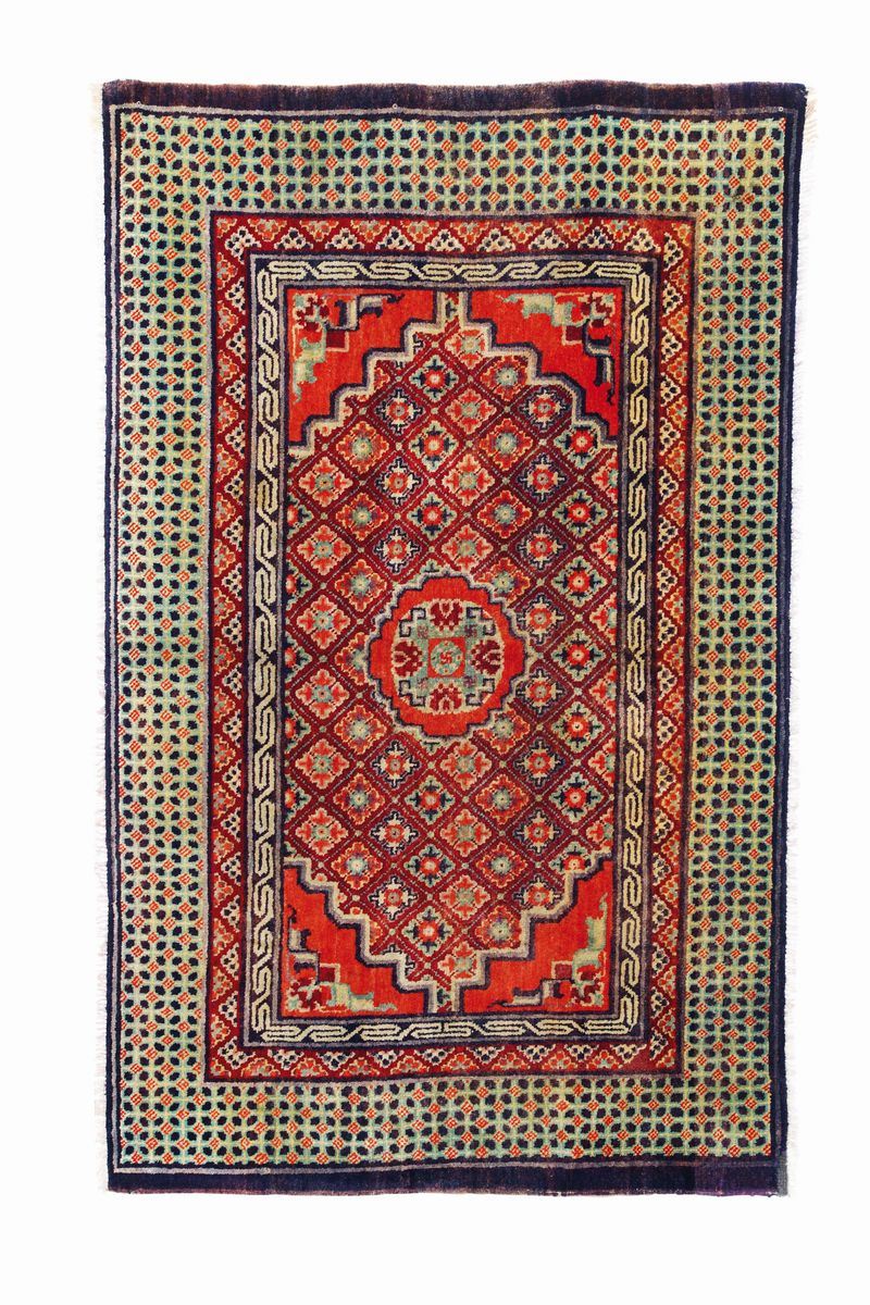 Tappeto Mongolo, inizio XX secolo  - Auction Fine Art - Cambi Casa d'Aste