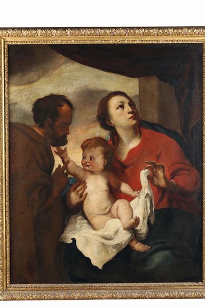 Scuola Fiamminga del XVII Secolosacra Famiglia