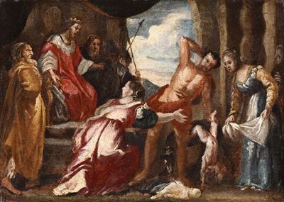 Scuola del XVIII Secoloil Giudizio di Salomone