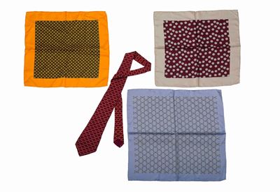 Lotto Hermès/gucci Cravatta e Pochettes Uomo