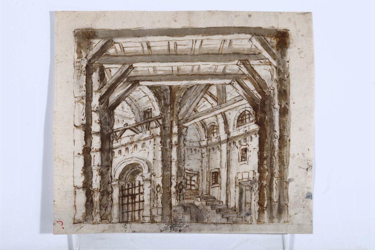 Lotto di Undici Disegni su Carta di Tecniche e Autori Vari, XVIII-XIX Secolo
