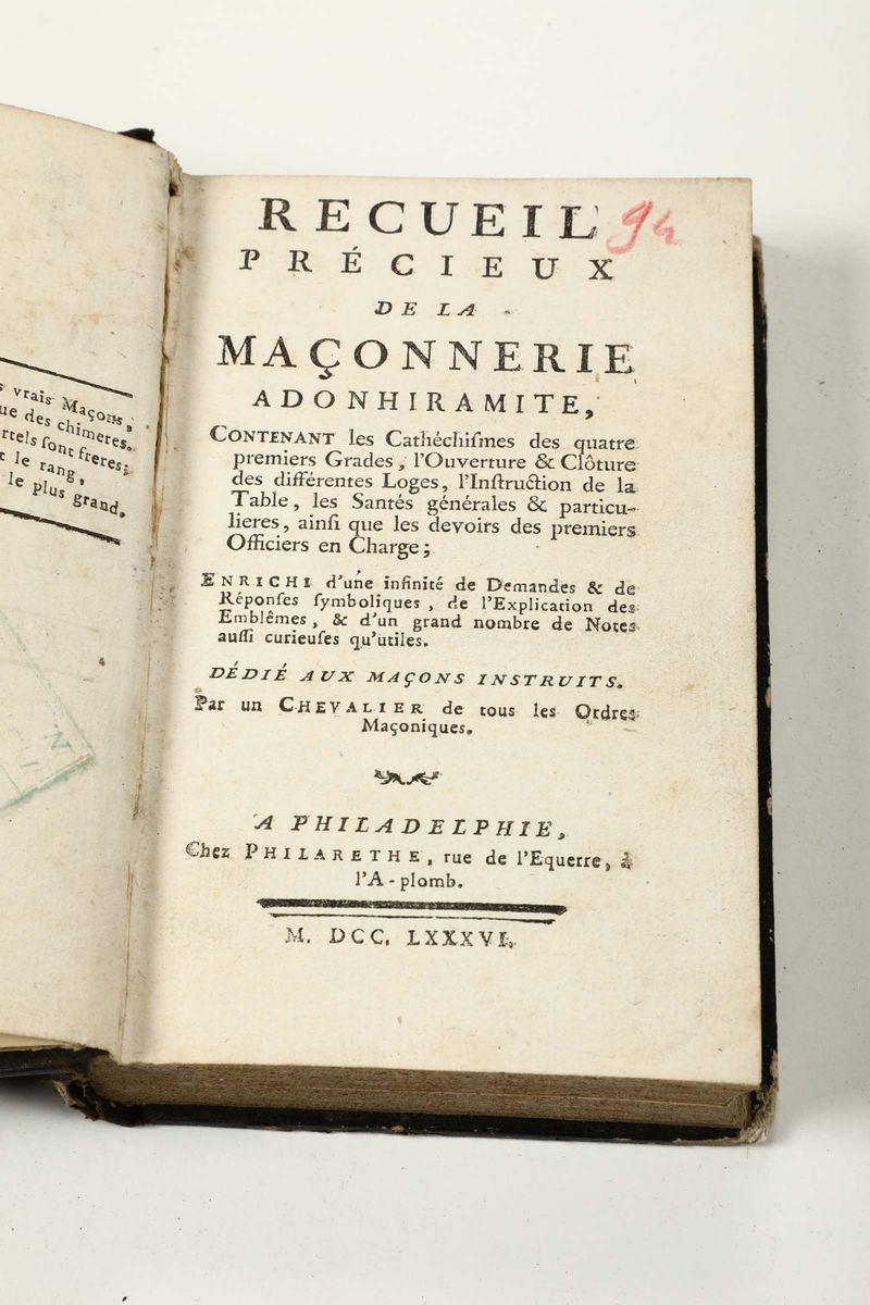 Massoneria - Anonimol'ordre Des Francs-macons Trahi,et le Secrec Des Mopses Revele../les Plus Sec...