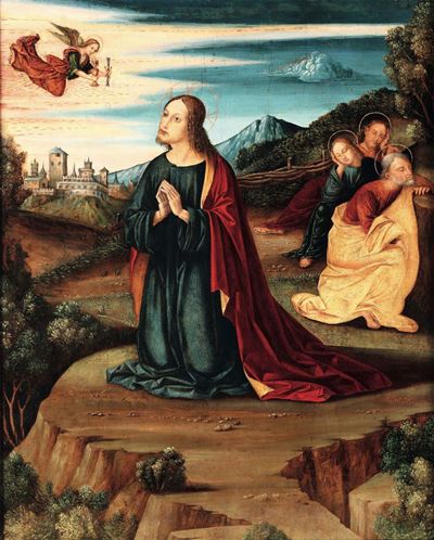 Domenico Panetti (ferrara 1460 - 1530)cristo Nell’orto del Getsemani